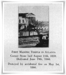First Masonic Temple in Atlanta